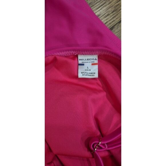 Relleciga Sexy High-cut Cheeky One-piece Bathingsuit Swimsuit Women's Size Large - Picture 4 of 4